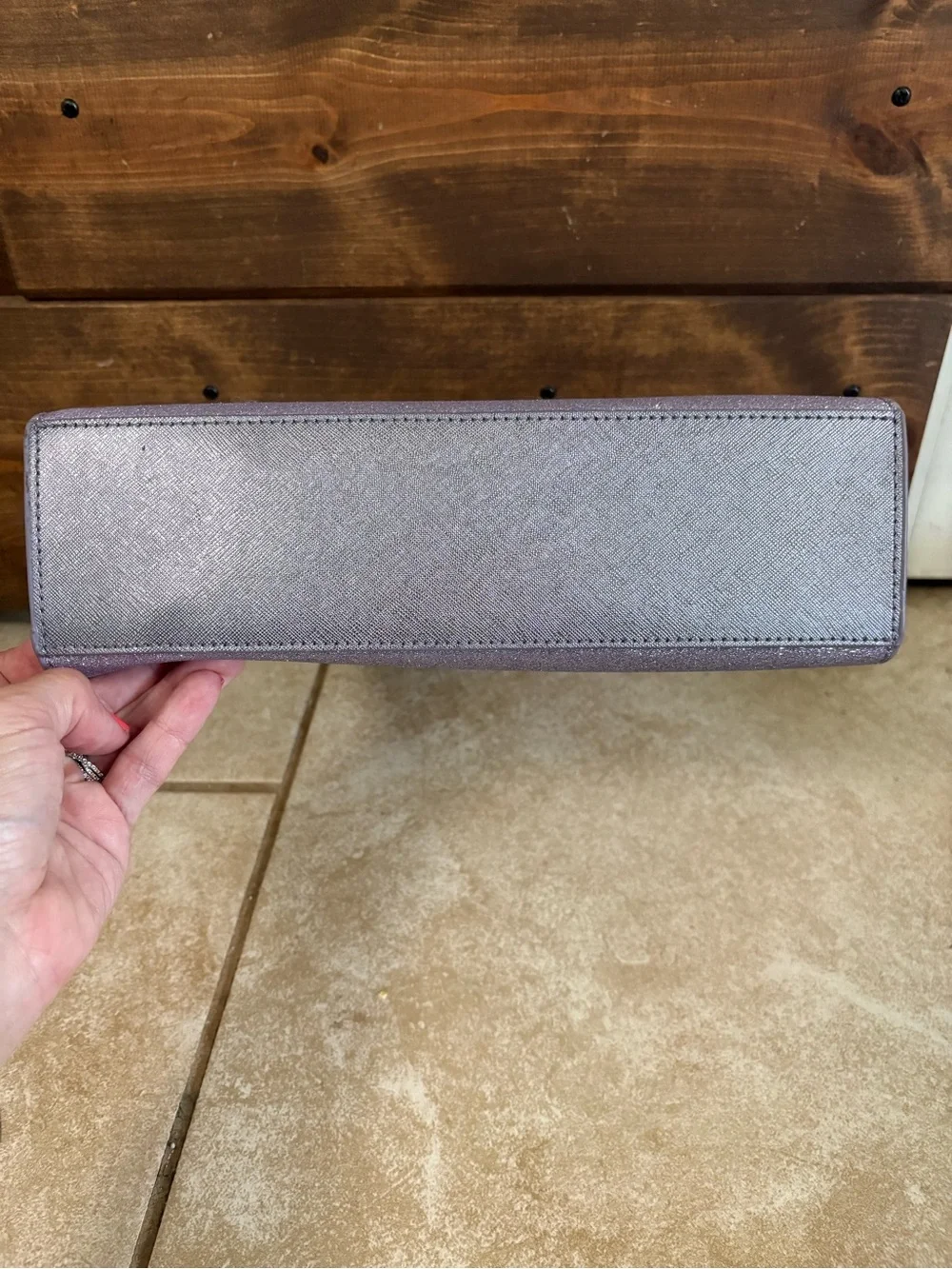 kate spade Glitter Lavender Satchel